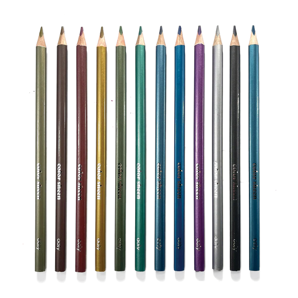 Color Sheen Metallic Colored Pencils
