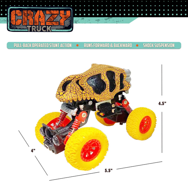 Crazy Truck Yellow Dinosaur