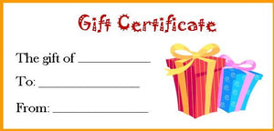 Dilly Dally's Gift Certificate