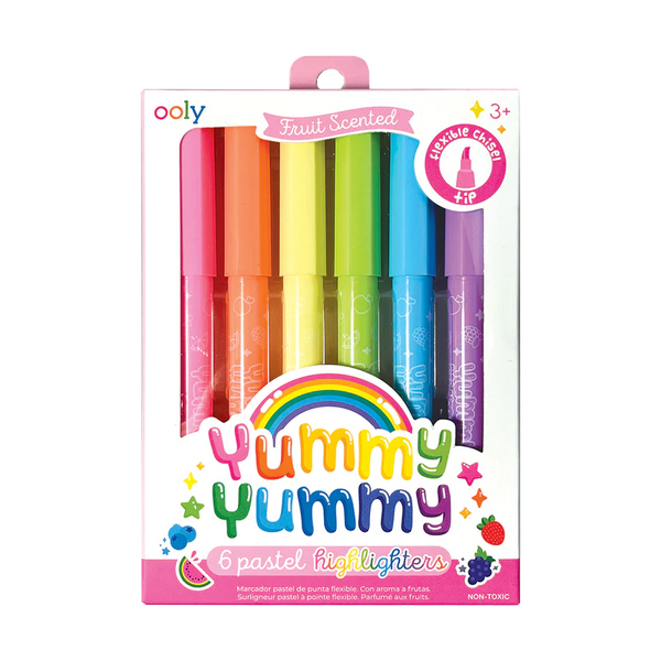 Yummy Yummy Scented Pastel Highlighters - 6 Pack