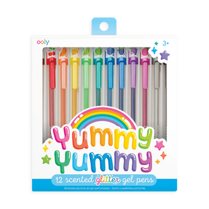Yummy Yummy Scented Glitter Gel Pens -12 PK
