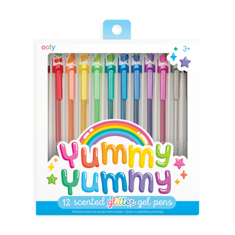 Yummy Yummy Scented Glitter Gel Pens -12 PK