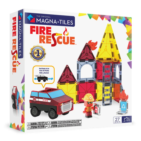 Fire Rescue Magnatile 27 pc