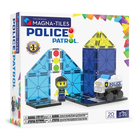 Police Patrol 20pc Magnatile