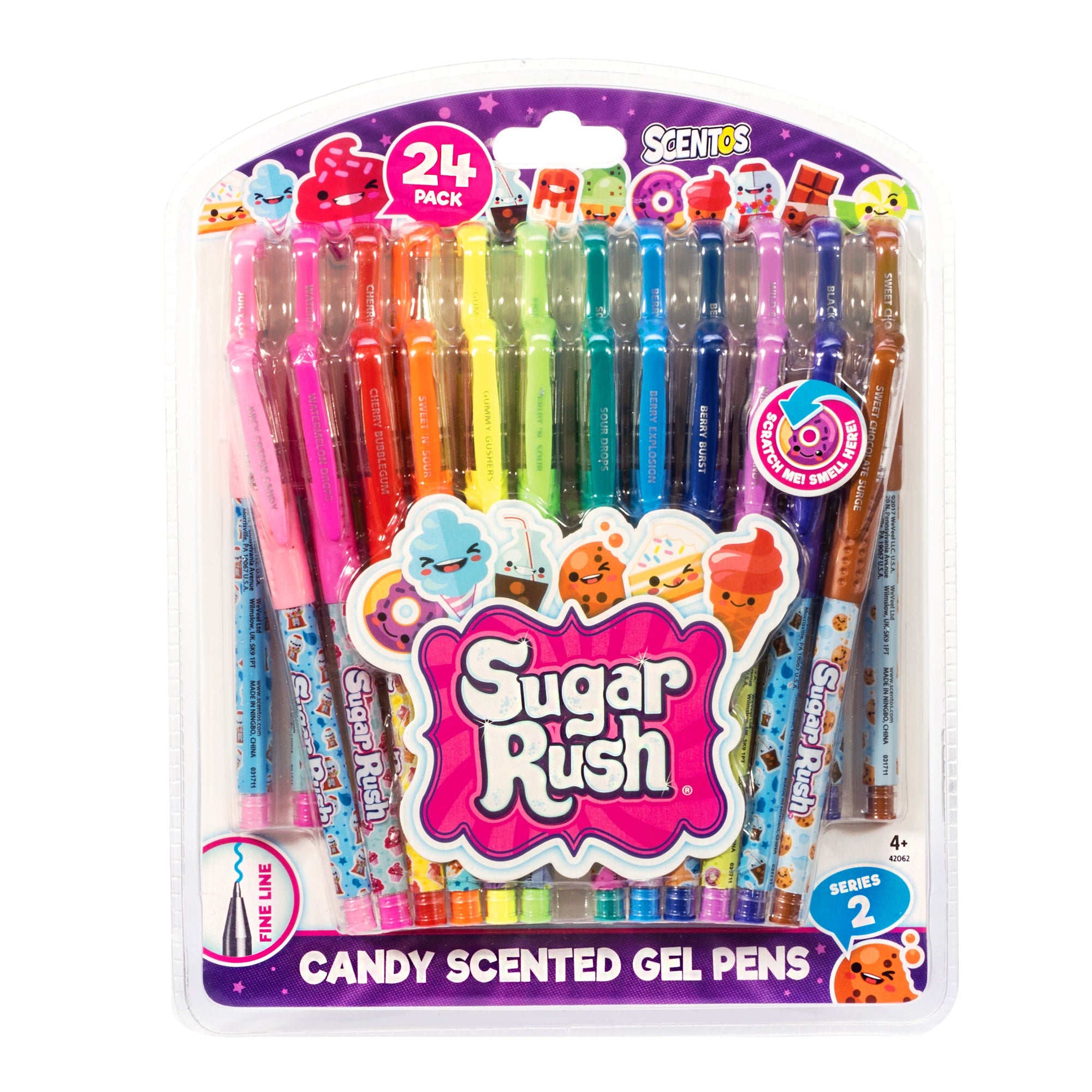 24 Sugar Rush Gel Pens