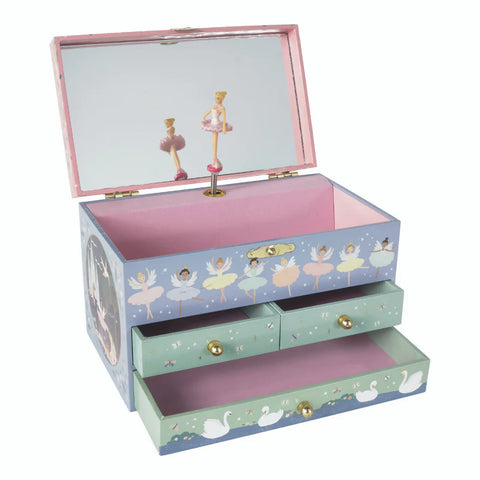 Enchanted Three Drawer Jewelry Box