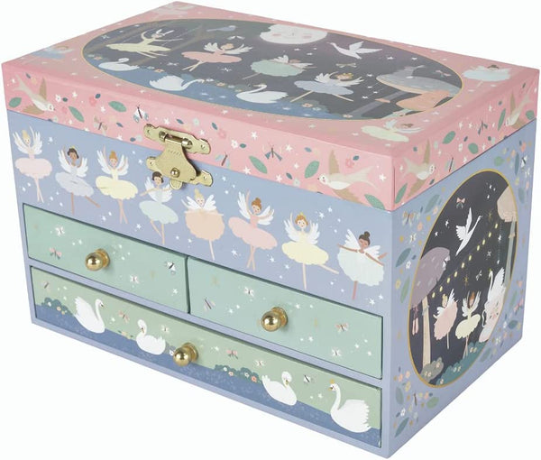 Enchanted Three Drawer Jewelry Box