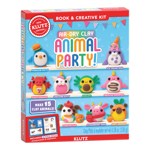 Air Dry Clay Animal Party