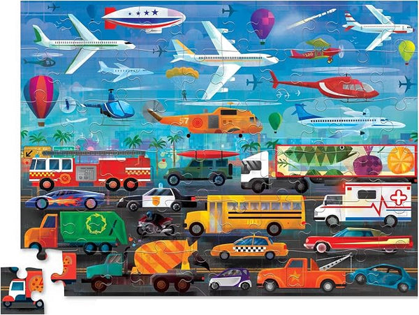 Above and Below Things That Go! 60PC Puzzle