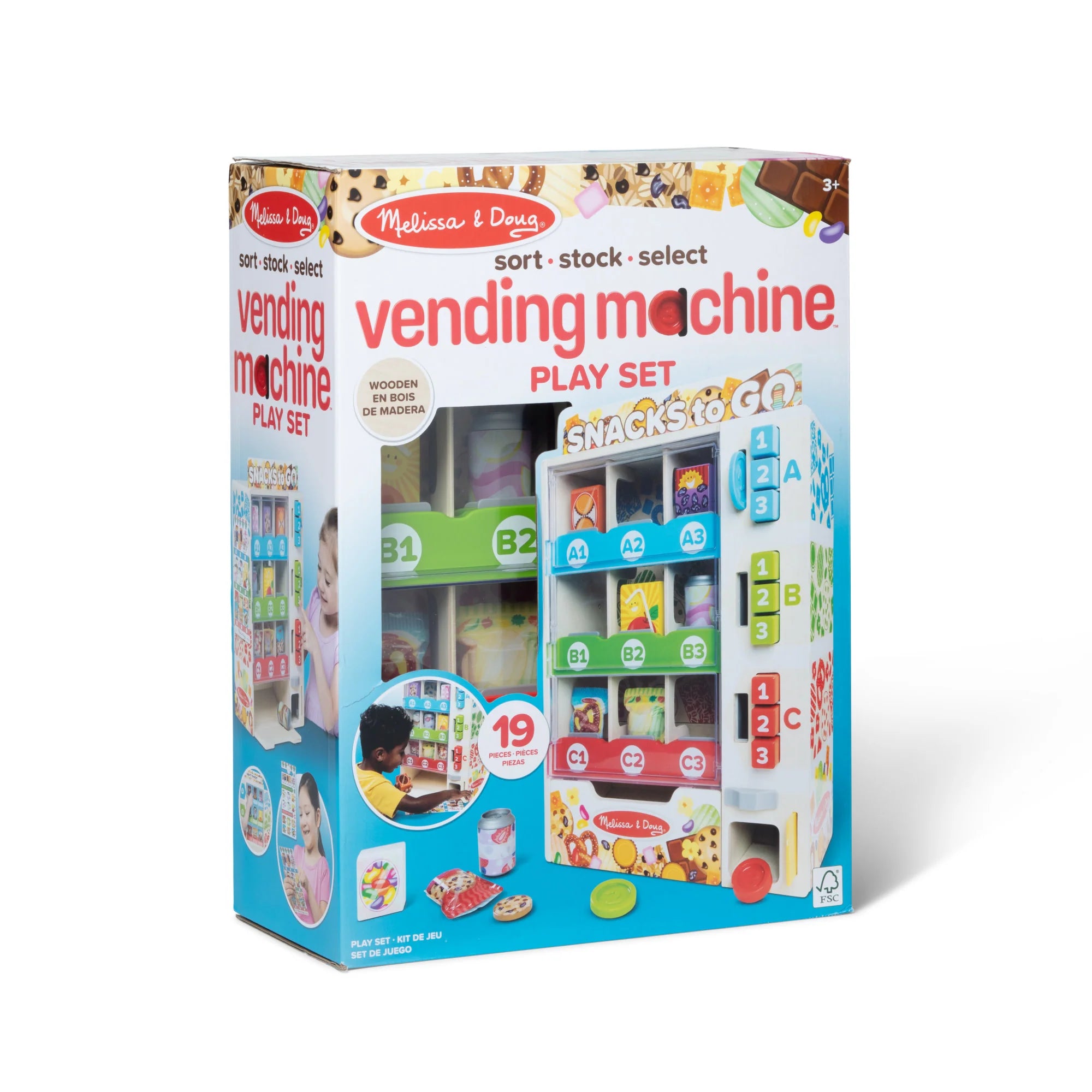 Sort, Stock, Select, Vending Machine Play Set