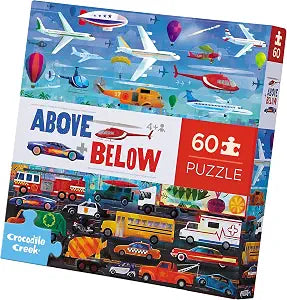 Above and Below Things That Go! 60PC Puzzle