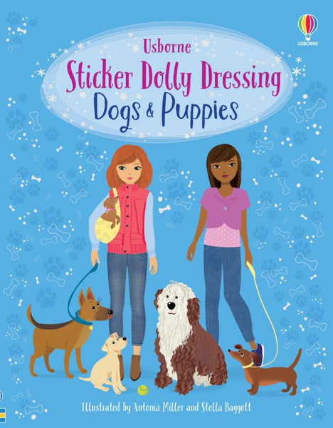 Sticker Dolly Dressing Dog and Puppy