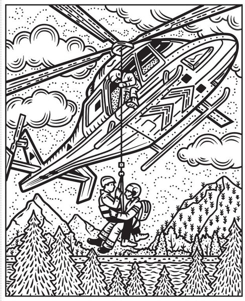 Planes and Helicopters Magic Painting Book