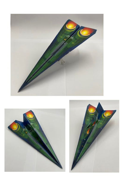 100 Paper Spaceship