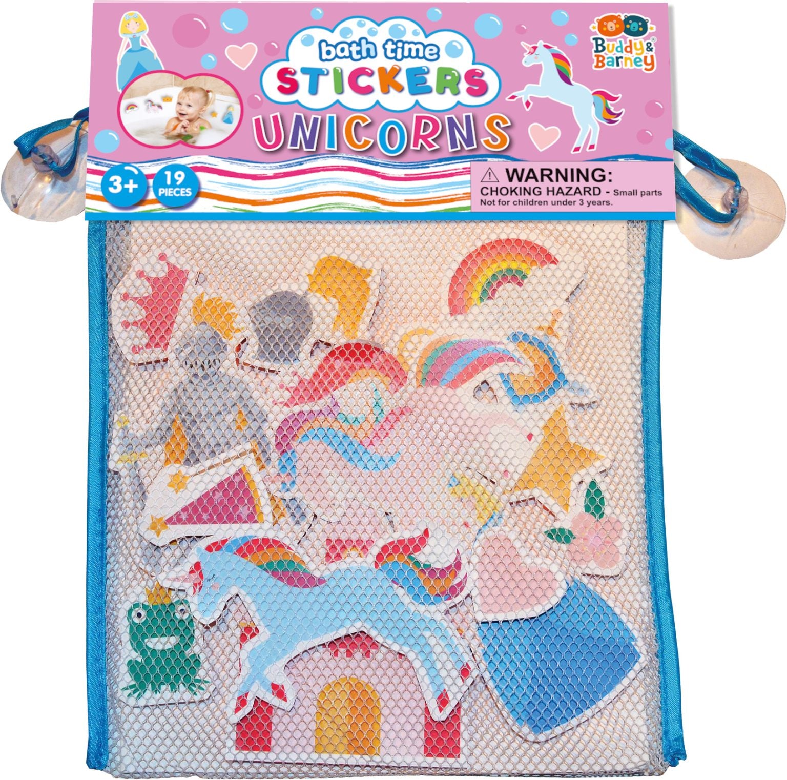 Bath Stickers Unicorn Fantasy in Bag