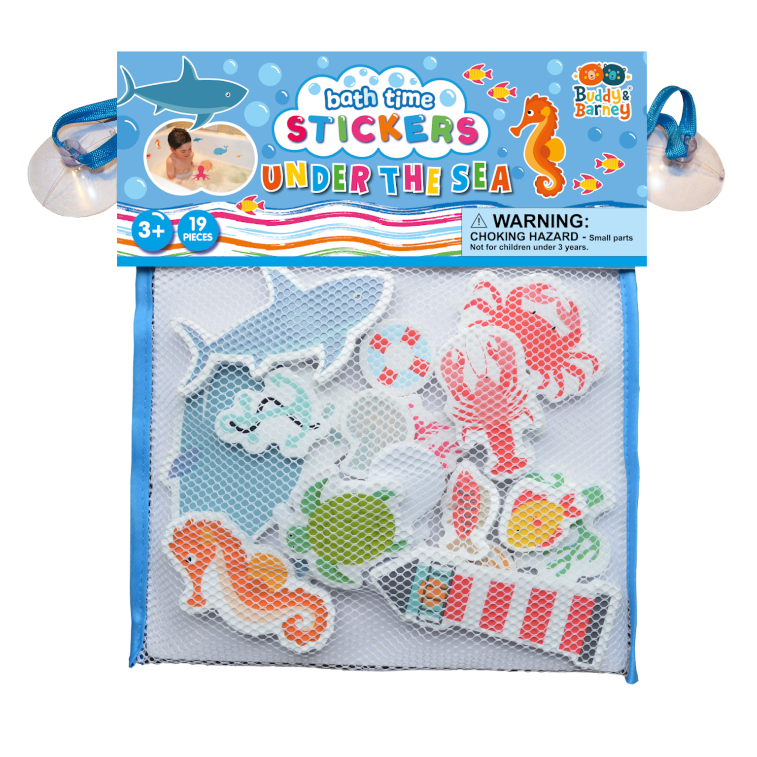 Bath Time Stickers Under the Sea