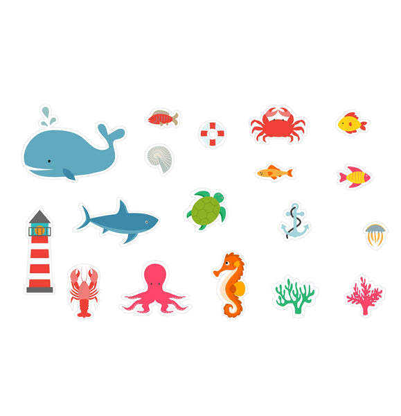 Bath Time Stickers Under the Sea