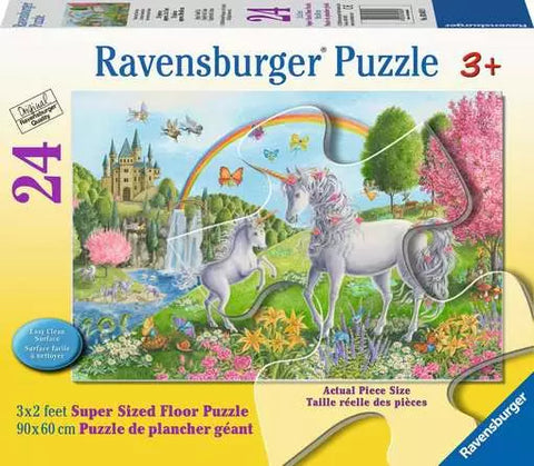 Prancing Unicorns - 24 Pieces Puzzle