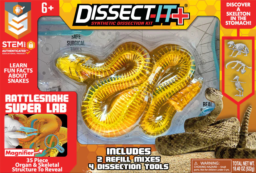 Dissect It Rattle Snake Super Lab