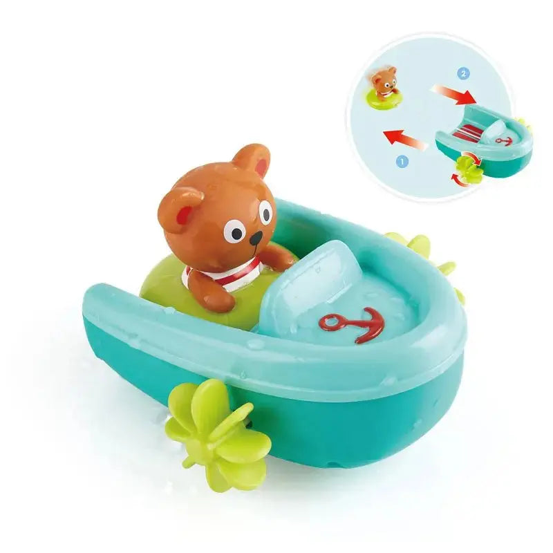 Tubing Pull Back Boat Bath Toy