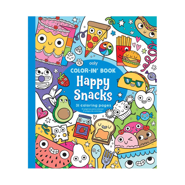 Color-In' Book Happy Snacks