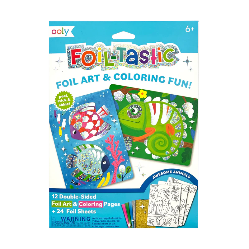 Foil-tastic Foil Art and Coloring Awesome Animals