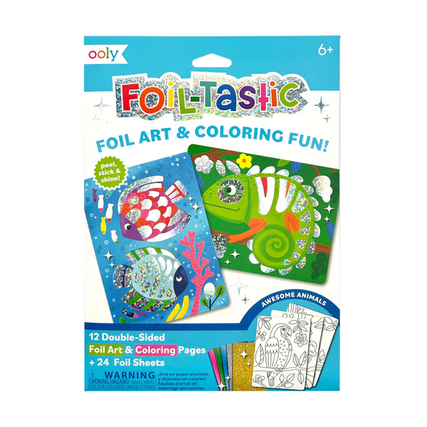 Foil-tastic Foil Art and Coloring Awesome Animals