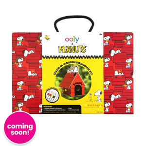 OOLY x Peanuts Color in Birdhouse