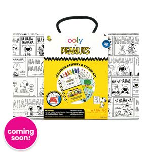 Ooly x Peanuts Coloring Activity set