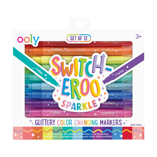 Switche-eroo Sparkle Glitter Color Changing Markers