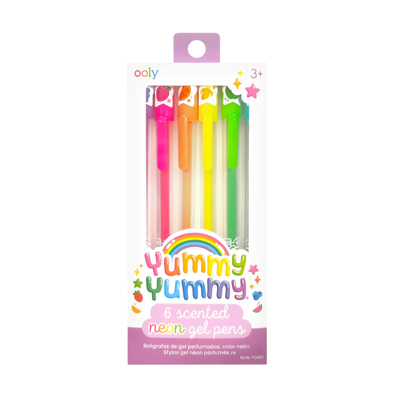 Yummy Yummy 6 Scented Neon Gel Pens