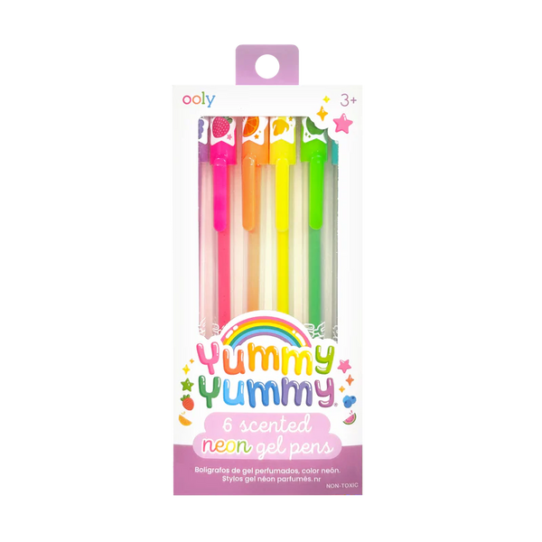 Yummy Yummy 6 Scented Neon Gel Pens