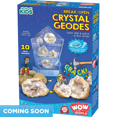 Wow in the World Break Open Crystal Geodes