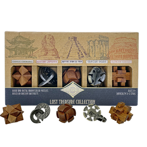 Lost Treasure Collection - 5-Pack of Brainteasers
