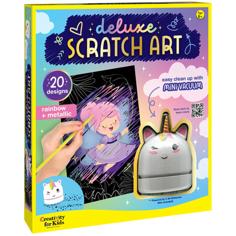 Deluxe Scratch Art with Mini Vacuum