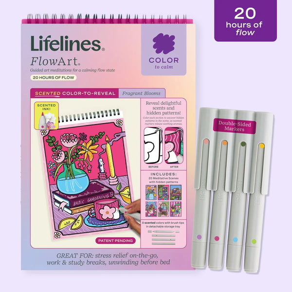 Flowart Fragrant Blooms Color to Reveal