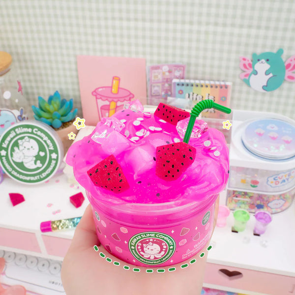Mango Dragonfruit Lemonade jelly slime