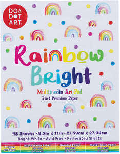 Rainbow Bright Art Pad