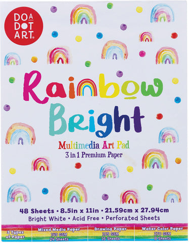 Rainbow Bright Art Pad