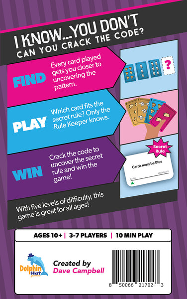 I know You Don't Game