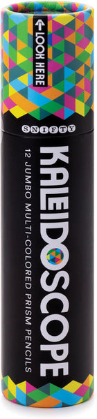 Kaleidoscope 12 Jumbo Multi-Colored Prism Pencils