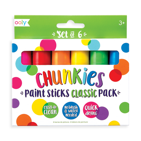 Chunkies Paint Sticks Classic Pack 6PC