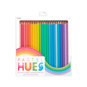 Pastel Hues Colored Pencils 24 Ct