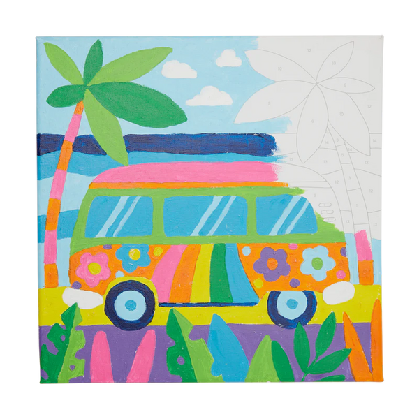 Colorific Canvass Kit Paint by Number Kit : Van Vibes
