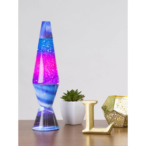 Colormax Northern Lights Glitter Lava Lamp 14.5"