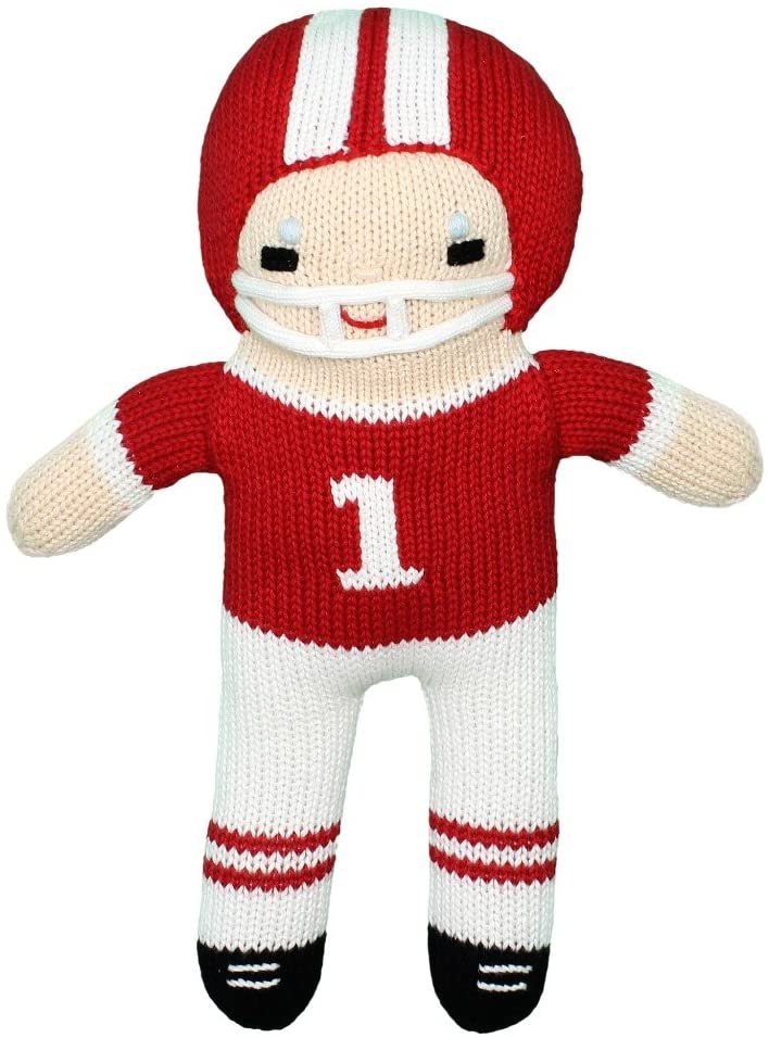 Football Player Knit Doll