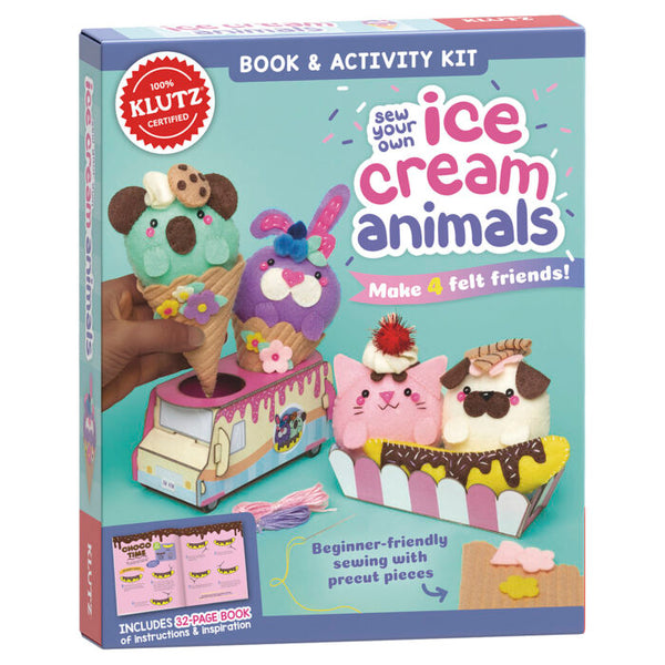 Sew Your Own Ice Cream Animals