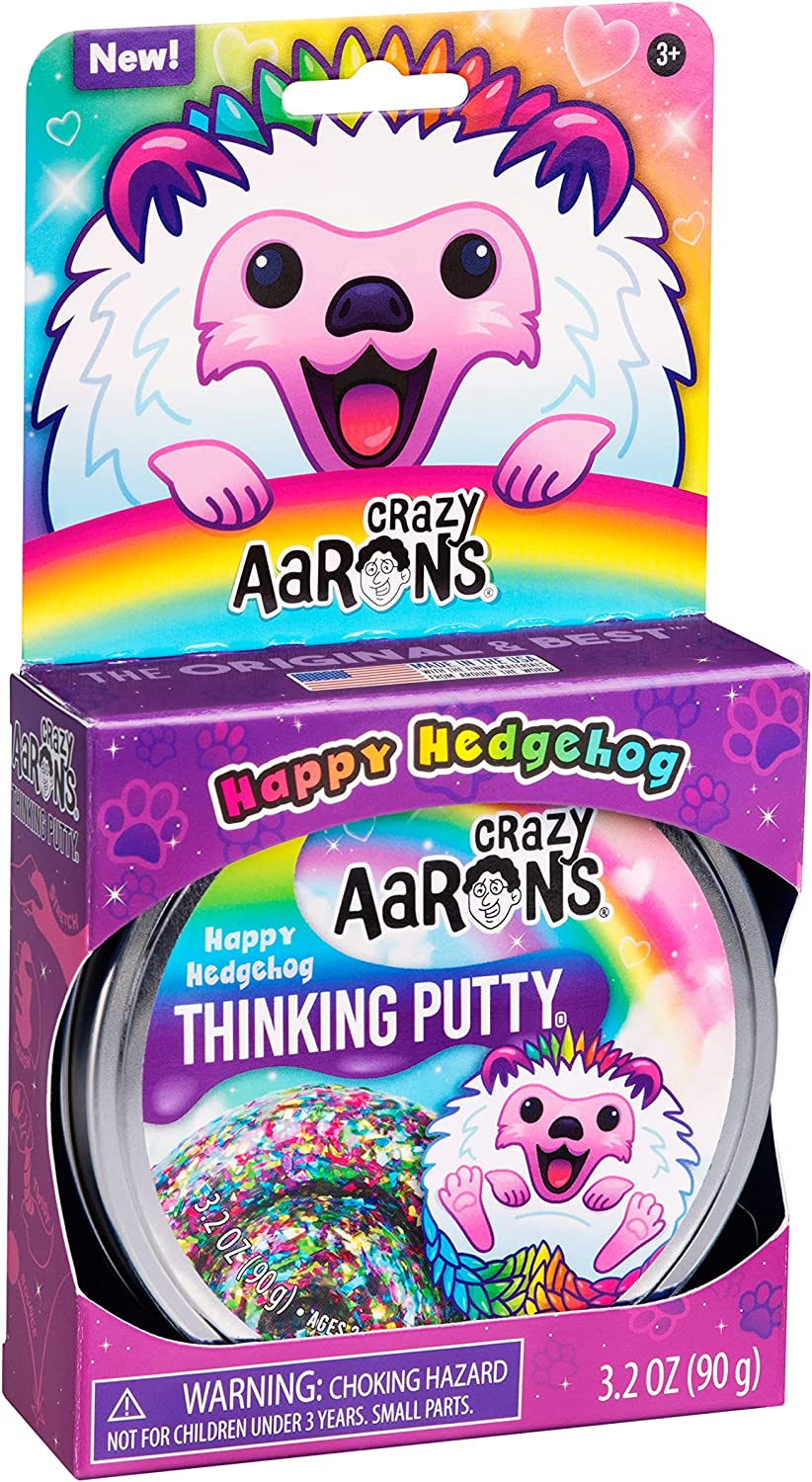 Happy Hedgehog Thinking Putty