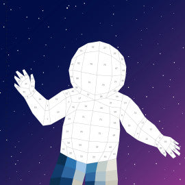 Paint by Stickers Outer Space