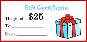 Dilly Dally's $25 Gift Certificate